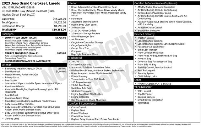 2023 Jeep Grand Cherokee L Laredo 4x4