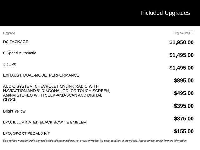 2017 Chevrolet Camaro 2LT