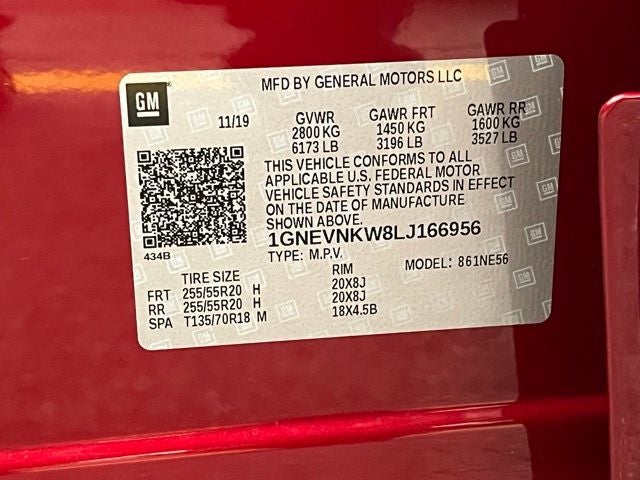 2020 Chevrolet Traverse AWD High Country