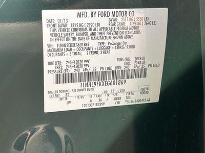 2014 Lincoln MKS Base