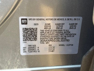 2025 Chevrolet Equinox AWD LT