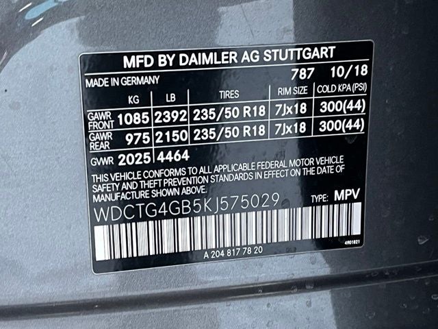 2019 Mercedes-Benz GLA 250 4MATIC®