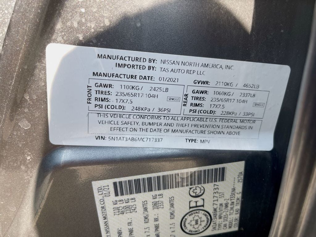 2021 Nissan Rogue S