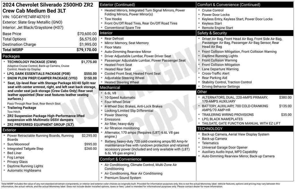 2024 Chevrolet Silverado 2500HD ZR2