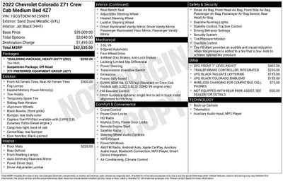 2022 Chevrolet Colorado Z71