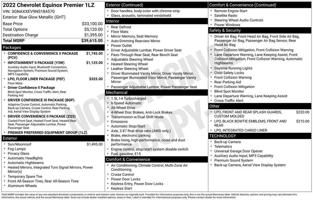 2022 Chevrolet Equinox Premier