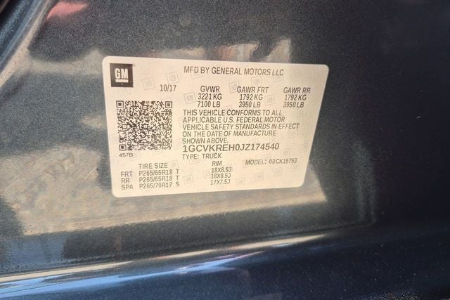 2018 Chevrolet Silverado 1500 LT LT1