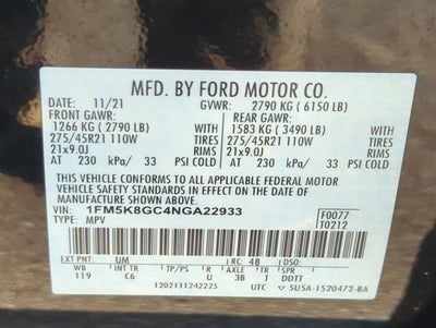 2022 Ford Explorer ST