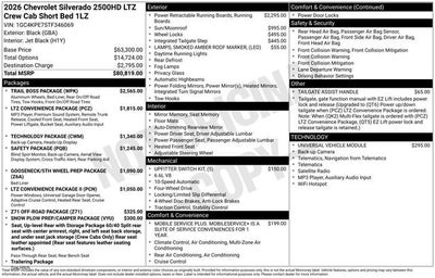 2026 Chevrolet Silverado 2500 HD LTZ