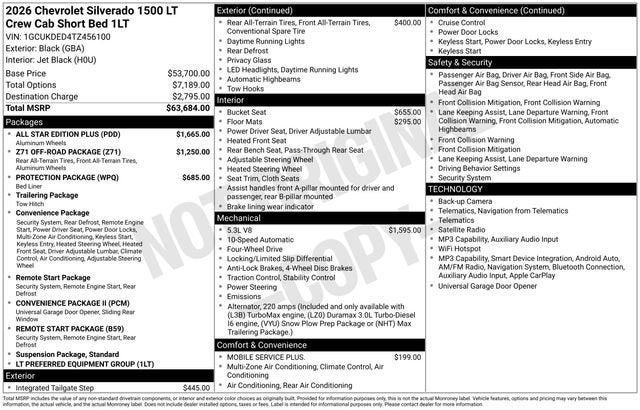 2026 Chevrolet Silverado 1500 LT