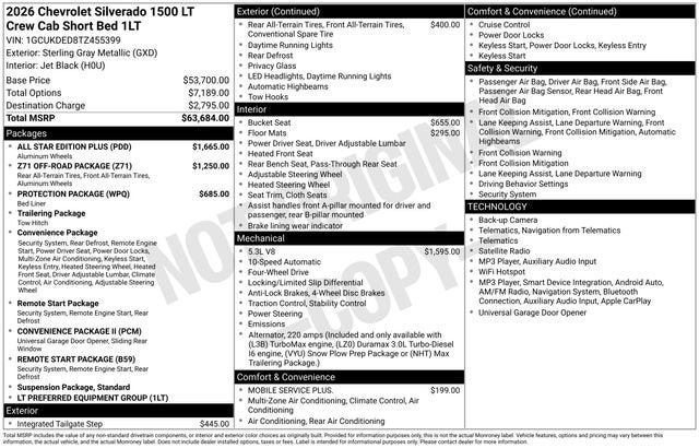 2026 Chevrolet Silverado 1500 LT