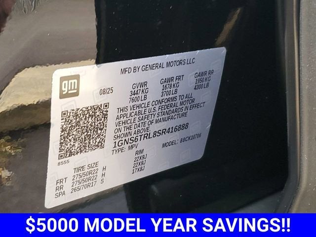 2025 Chevrolet Tahoe High Country