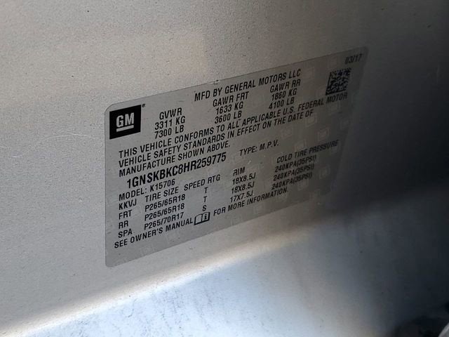 2017 Chevrolet Tahoe LT