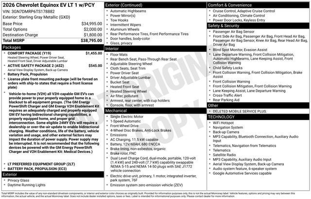 2026 Chevrolet Equinox EV LT