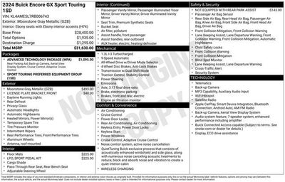 2024 Buick Encore GX Sport Touring