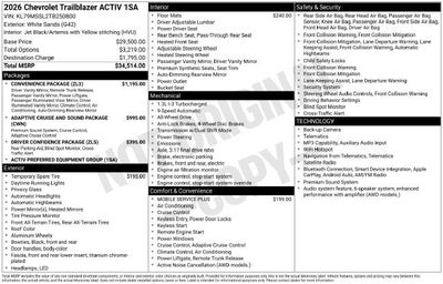 2026 Chevrolet Trailblazer ACTIV