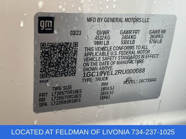 2024 Chevrolet Silverado EV Work Truck