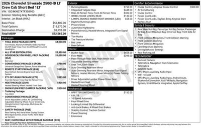 2026 Chevrolet Silverado 2500 HD LT