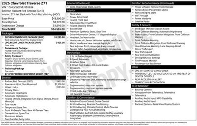 2026 Chevrolet Traverse Z71