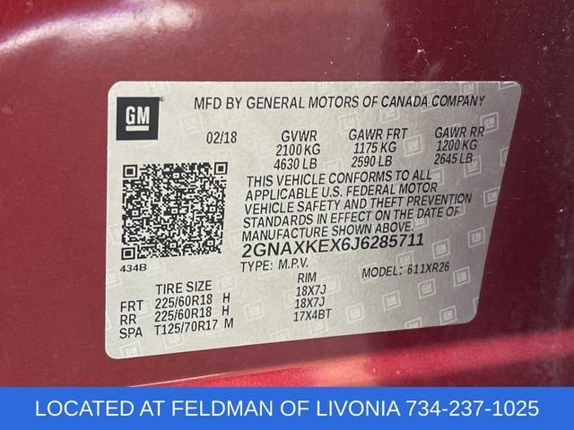 2018 Chevrolet Equinox LT