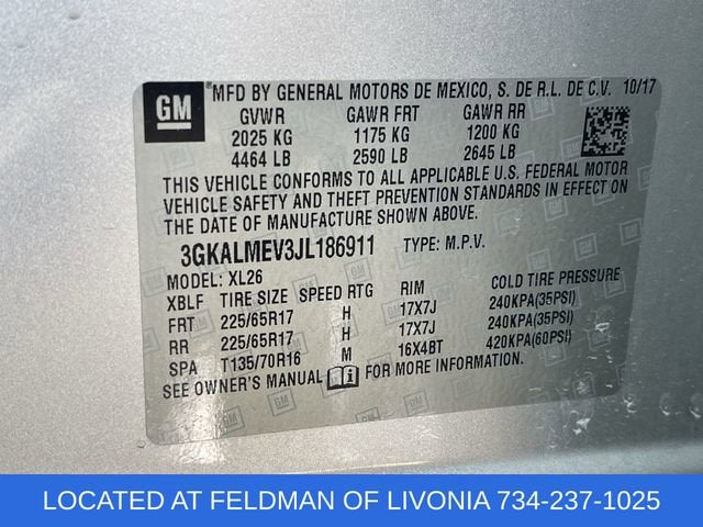 2018 GMC Terrain SLE