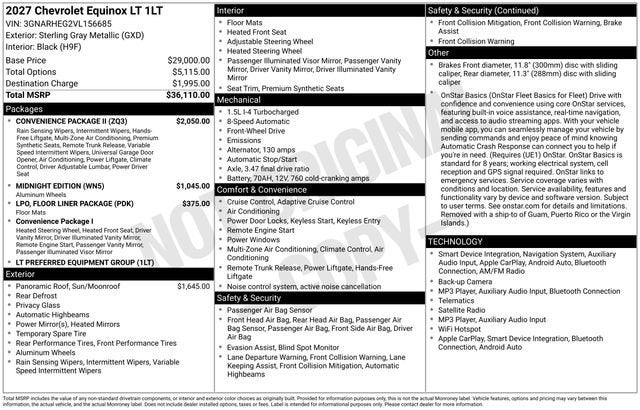 2027 Chevrolet Equinox LT
