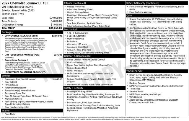 2027 Chevrolet Equinox LT