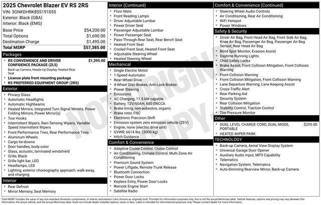 2025 Chevrolet Blazer EV RS