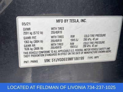 2021 Tesla Model Y Long Range