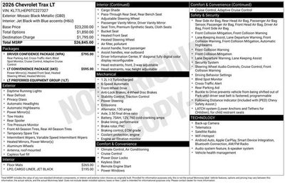 2026 Chevrolet Trax LT