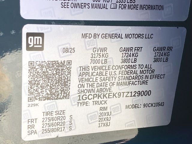 2026 Chevrolet Silverado 1500 LT (2FL)