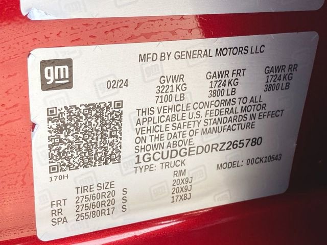 2024 Chevrolet Silverado 1500 LTZ