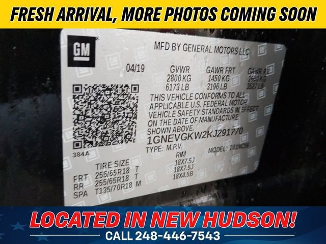 2019 Chevrolet Traverse LT Cloth