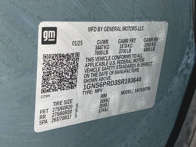 2025 Chevrolet Tahoe Z71