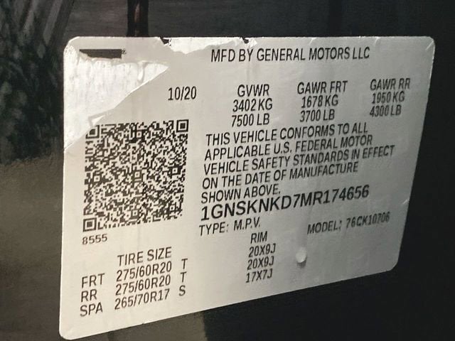 2021 Chevrolet Tahoe LT