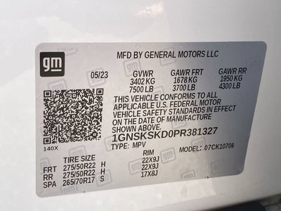 2023 Chevrolet Tahoe Premier