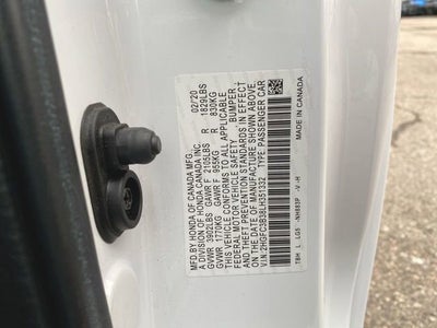 2020 Honda Civic Coupe EX