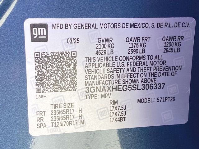 2025 Chevrolet Equinox LT