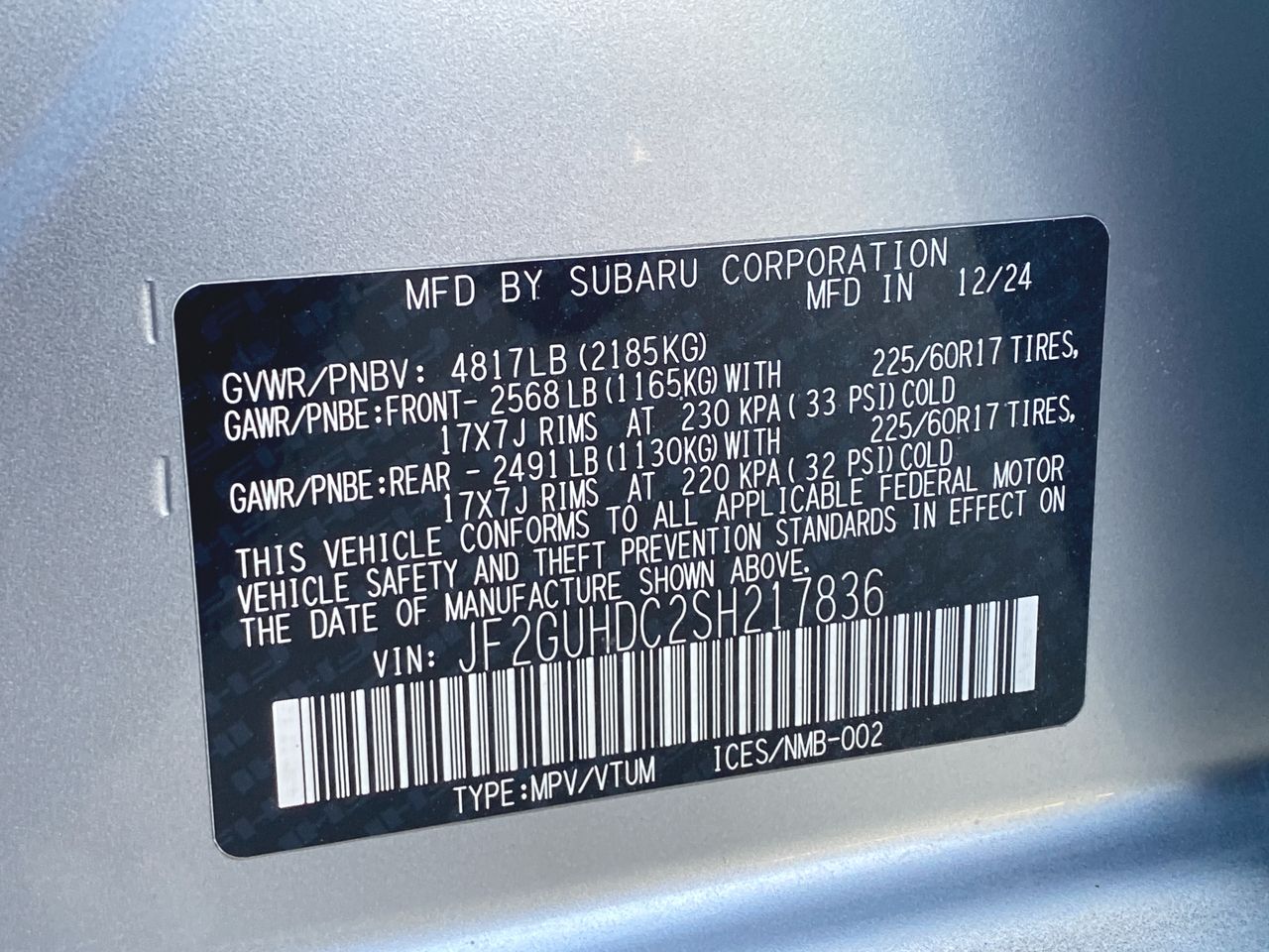 2025 Subaru Crosstrek Premium