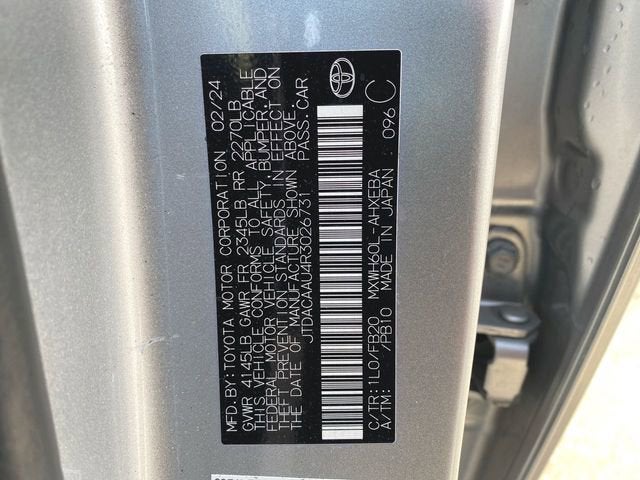 2024 Toyota Prius LE