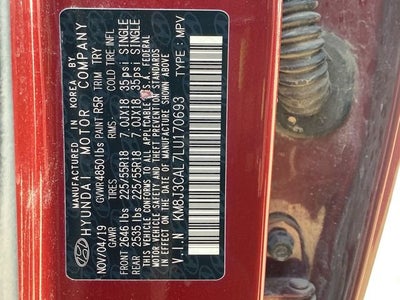 2020 Hyundai Tucson Limited