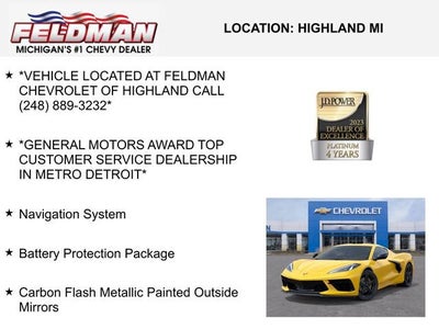 2026 Chevrolet Corvette Stingray 1LT