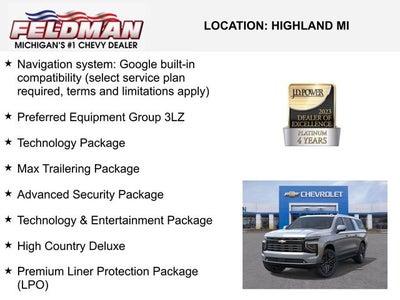 2026 Chevrolet Suburban High Country