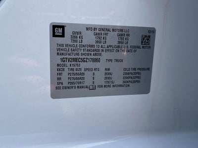 2016 GMC Sierra 1500 SLE
