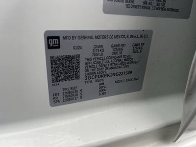 2024 Chevrolet Silverado 1500 LT (2FL)