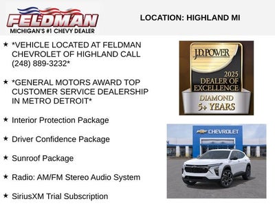 2026 Chevrolet Trax 2RS